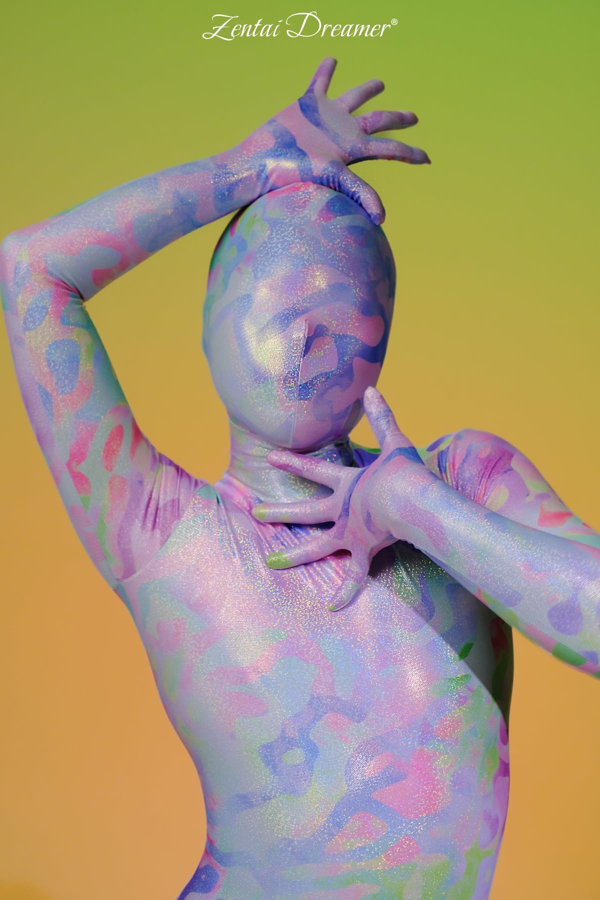 Amazon | Zentai Dreamer ZD28 アザヤカニシキ 全身タイツ オン